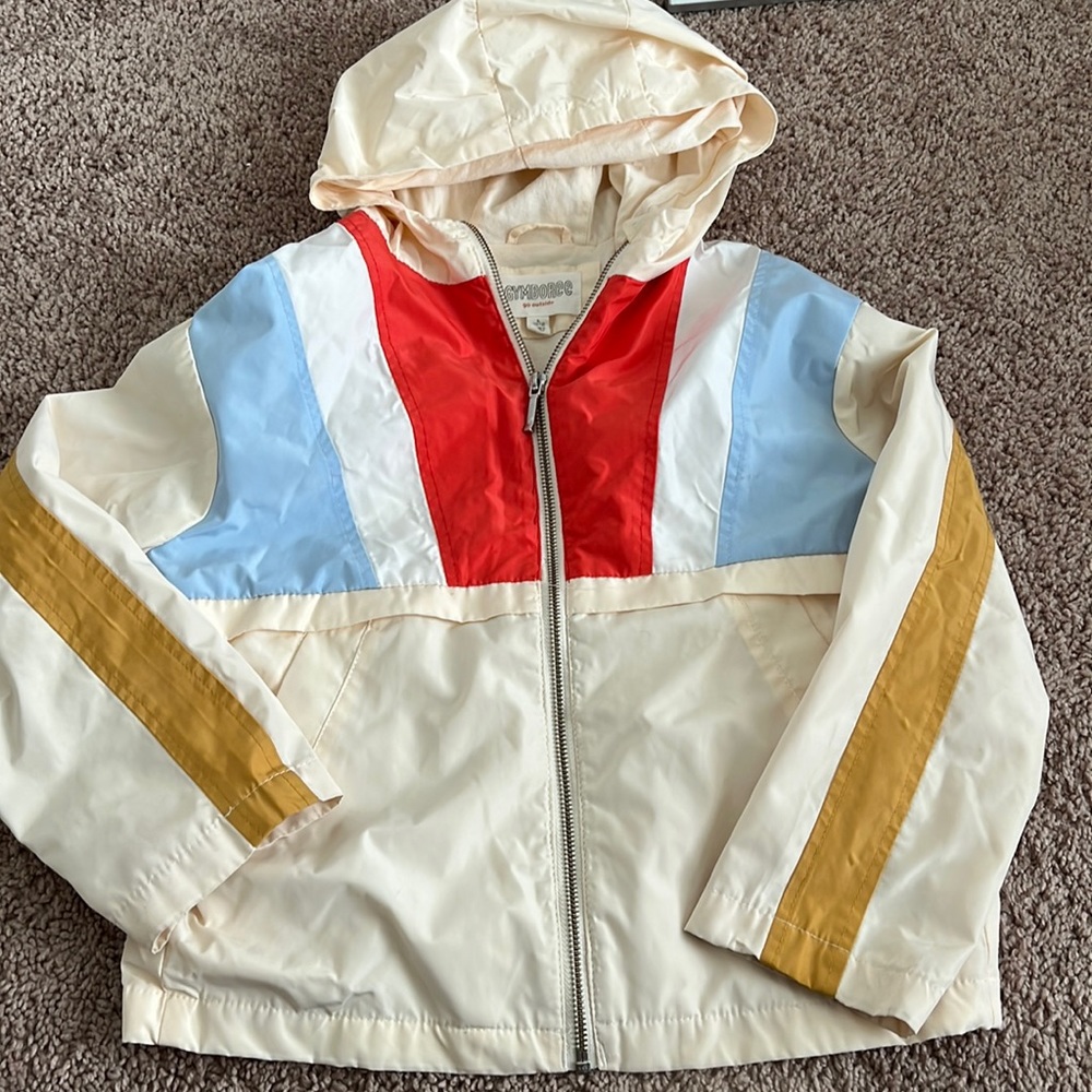 Gymboree go outside color block jacket size 10-12
